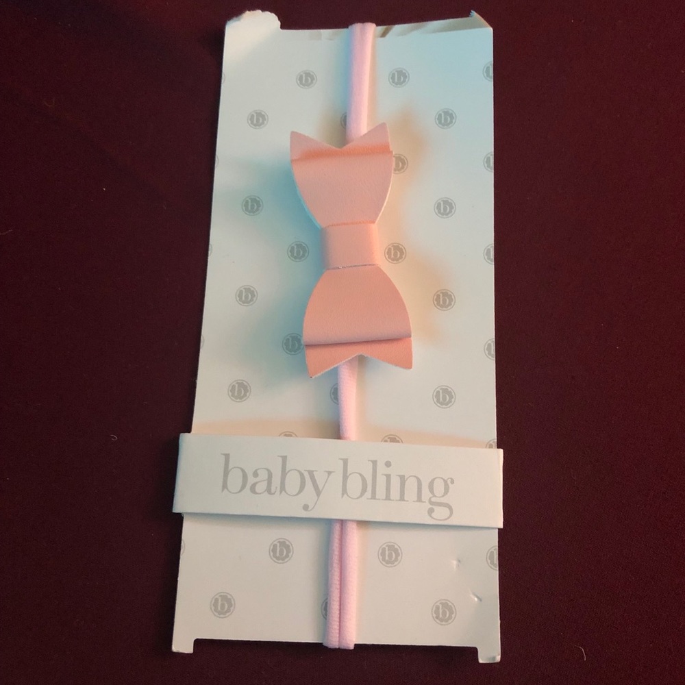 Baby bling light pink thin headband